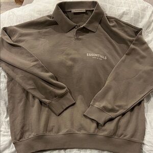 Fear of God Essentials Brown Sweatshirt